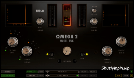 [暗色颗粒感饱和与瞬态塑形效果器] Kush Audio Omega 2 TWK v1.0.1-R2R [WiN]