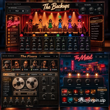 [音频混音处理插件捆绑包] NICO BARAN PLUGINS 2026-R2R [WiN]