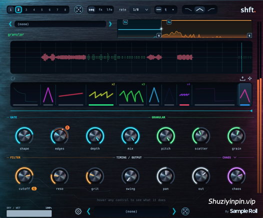 [门控多重效果器] SampleRoll SHFT v1.1.3 Patched Incl. Keygen-MOCHA [WiN]