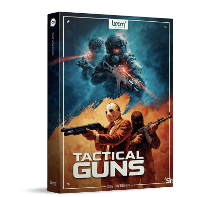 [战术枪械音效FX采样] BOOM Library Tactical Guns Construction Kit [WAV]