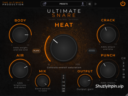 [终极军鼓塑造插件] The Ultimate Production Ultimate Snare v1.1.2 U2B-MORiA [MacOSX]