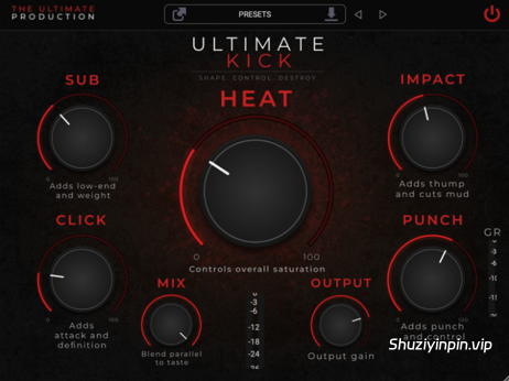[底鼓塑形插件] The Ultimate Production Ultimate Kick v1.1.2 U2B-MORiA [MacOSX]