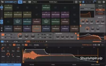 [MPC风格虚拟鼓机] Apisonic Audio Speedrum 2 v2.4.0 Regged / v2.3.2-R2R [WiN, MacOSX, LiNUX]