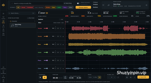 [中文：免费现代化音频分离工具] StemDeck v0.20.0 PORTABLE [WiN, MacOSX, LiNUX]